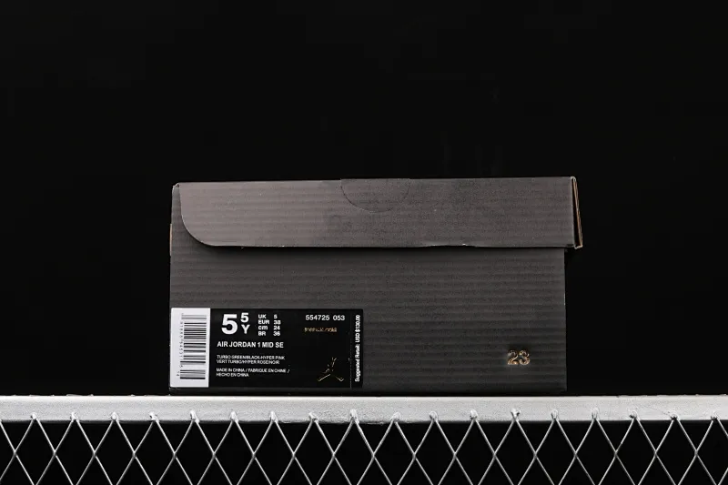 All categories Air Jordan Jordan series basketball shoes Air Jordan 1 Mid Air Jordan 1 Mid AJ1 new fog gray Joe 1 China gray silver 554725-053